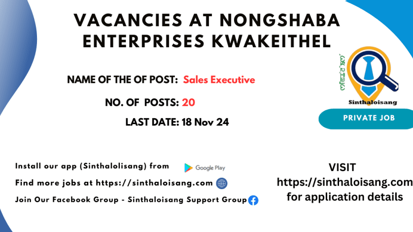 NONGSHABA ENTERPRISES JOB