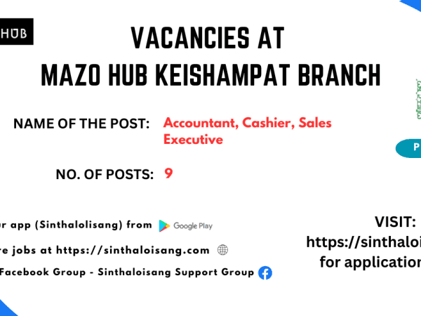 VACANCIES AT MAZO HUB KEISHAMPAT BRANCH