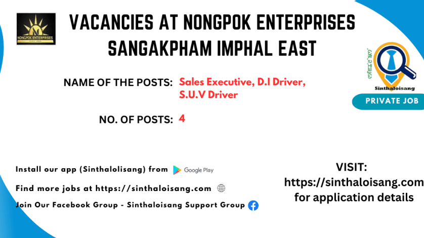 VACANCIES AT NONGPOK ENTERPRISES SANGAKPHAM IMPHAL EAST (1)