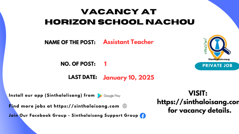 VACANCY AT HORIZON SCHOOL NACHOU