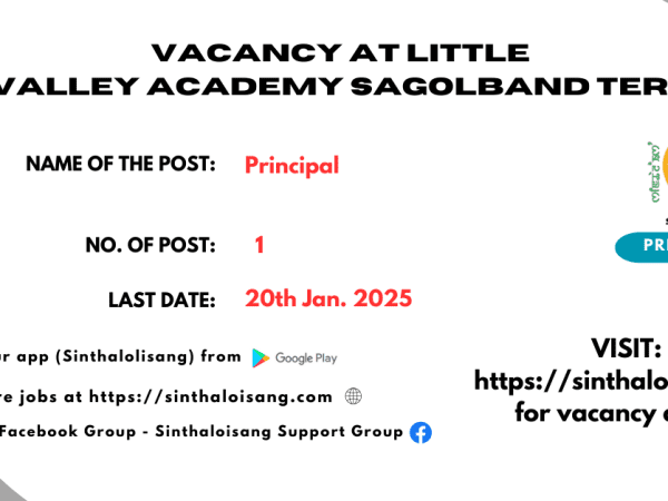 VACANCY AT LITTLE VALLEY ACADEMY SAGOLBAND TERA